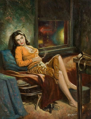 Reefer Girl, paperback cover, 1953 by Rudy Nappi - Auction record, sale price, and art valuation. Compare with similar artists and explore comparable artworks.