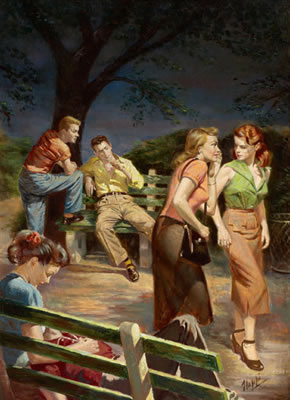 Girl Hungry, paperback cover, 1952