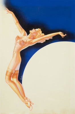 Corset Pin Up by Merlin Enabnit - Auction record, sale price, and art valuation. Compare with similar artists and explore comparable artworks.