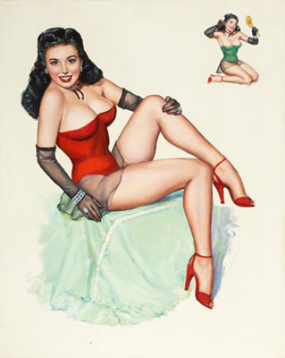 Pin Up in Red