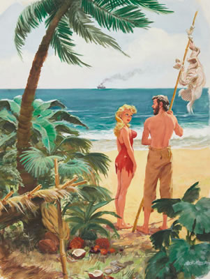 Playboy cartoon illustration, page 26, April 1959