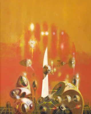 The City of Hyper-Ur, Spacetimewarp Portfolio cover by Richard Michael Gorman Powers - Auction record, sale price, and art valuation. Compare with similar artists and explore comparable artworks.