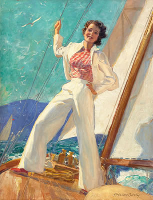 Pictorial Review cover by McClelland Barclay - Auction record, sale price, and art valuation. Compare with similar artists and explore comparable artworks.