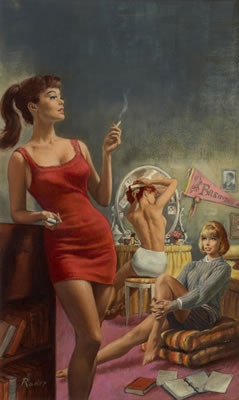 Girls Dormitory, paperback cover