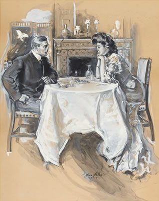 The Singular Miss Smith, Saturday Evening Post illustration by Will Grefe - Auction record, sale price, and art valuation. Compare with similar artists and explore comparable artworks.