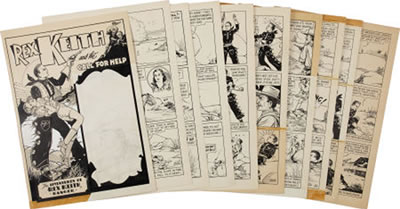 Sample artwork by Edgar Church (1888 - 1978), known for commercial artist, comic collector - View similar artists and auction records