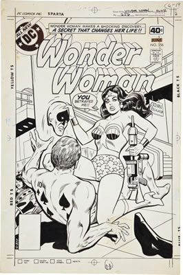 Wonder Woman #256 Cover Original Art (DC, 1979)
