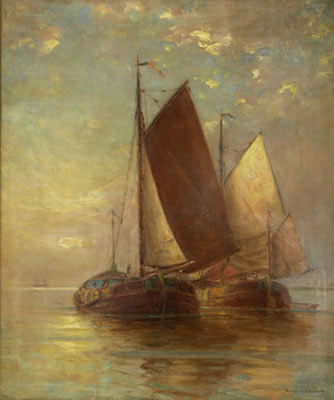 Sailing Vessels at Sea