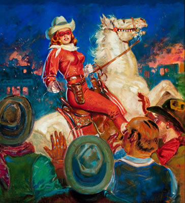 Fantastic Adventures, pulp cover