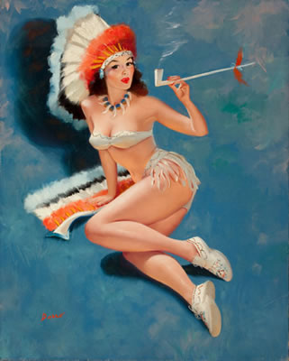 Indian Pin-Up