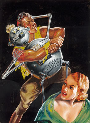 Sample artwork by Robert Fuqua (1905 - 1959), known for illustrator-science fiction - View similar artists and auction records