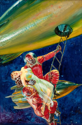 Te Ones, Marvel Science cover , May 1951 by Norman Blaine Saunders - Auction record, sale price, and art valuation. Compare with similar artists and explore comparable artworks.