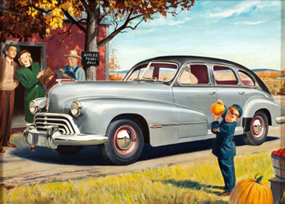 The Farmstand, calendar illustration