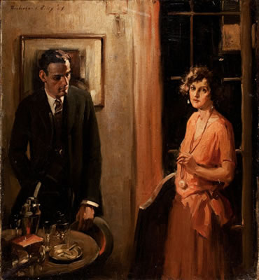 Cocktail Hour, 1924 by Nicholas Riley - Auction record, sale price, and art valuation. Compare with similar artists and explore comparable artworks.