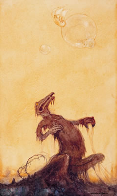 Dragon, The Ship That Sailed to Mars book illustration, 1923