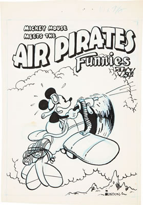 Air Pirates Funnies #1 Cover Original Art (Hell Comics, 1971)