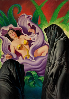 Thrilling Wonder Stories, pulp cover, Fall 1946