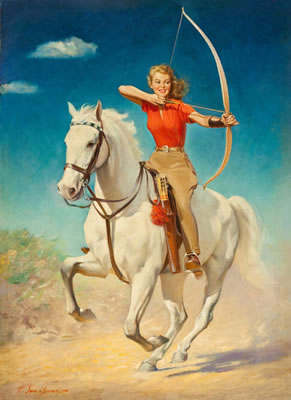 The Archer, Star Weekly magazine cover, October 16, 1948