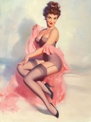 Pretty in Pink by William Edward (Bill) Medcalf - Auction record, sale price, and art valuation. Compare with similar artists and explore comparable artworks.
