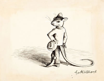 Stuart Little, The Arrival of Stuart Little, page 1 illustration, 1945