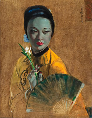 Suite of Four Portraits by Cecil Calvert Beall - Auction record, sale price, and art valuation. Compare with similar artists and explore comparable artworks.