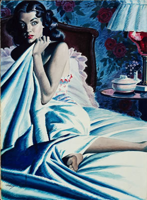 Sample artwork by Ken Cowhey (20th century), known for illustration-magazine - View similar artists and auction records
