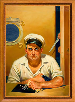 Sample artwork by George Berthoy Cutts (19/20th century), known for figure, genre, illustrator-pulps - View similar artists and auction records