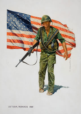 Vietnam-Perkasie, book cover, 1985