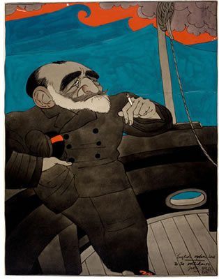 Joseph Conrad, Judge Magazine illustration