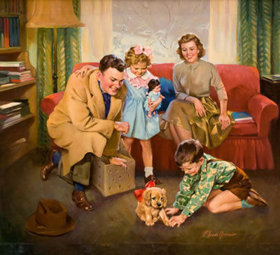 New Puppy by Frederick Sands Brunner - Auction record, sale price, and art valuation. Compare with similar artists and explore comparable artworks.