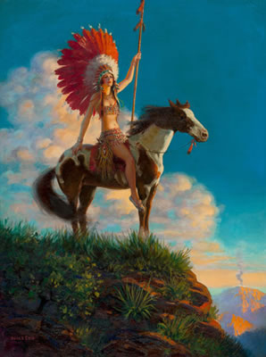 Indian Princess by Edward Eggleston - Auction record, sale price, and art valuation. Compare with similar artists and explore comparable artworks.