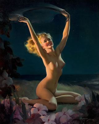 Gil (Gilette) Elvgren - artist photo for art wanted listing (New York City, NY)