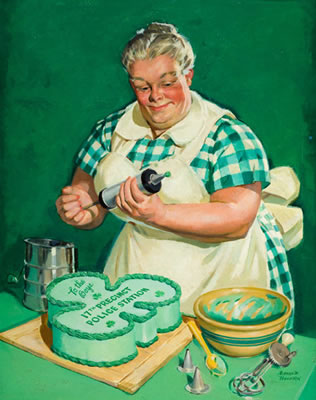 The Baker, Saturday Evening Post cover