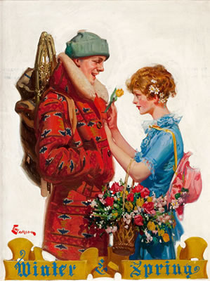 Winter & Spring, Saturday Evening Post cover