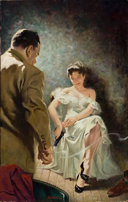 Sample artwork by Ed Moritz (20th century), known for illustration - View similar artists and auction records