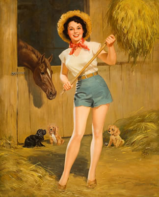On the Farm by Walt Otto - Auction record, sale price, and art valuation. Compare with similar artists and explore comparable artworks.