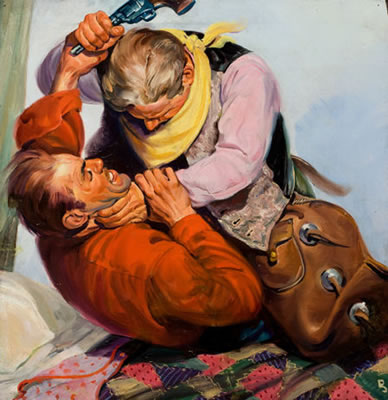 Range of No-Return, Western Story pulp cover