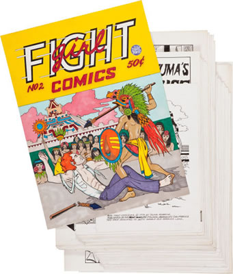 Girl Fight Comics #2 Complete 36-page Issue Original Art (Print Mint, 1974)
