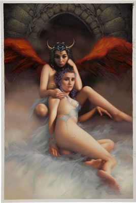 Angel Song Vol. 1 Illustration Original Art (SQP, 2005)