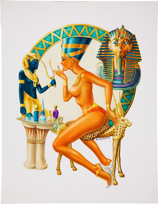 Sample artwork by Cesar Britez (Born 1950), known for illustration - View similar artists and auction records