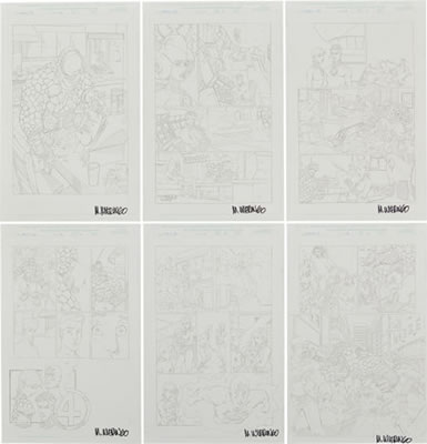 Fantastic Four #61 Complete 22-page Story "24 Blocks and One Blockhead" Original Art (Marvel, 2002) by Mike Wieringo - Auction record, sale price, and art valuation. Compare with similar artists and explore comparable artworks.
