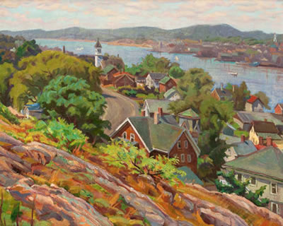 Gloucester Harbor by Joseph Margulies - Auction record, sale price, and art valuation. Compare with similar artists and explore comparable artworks.