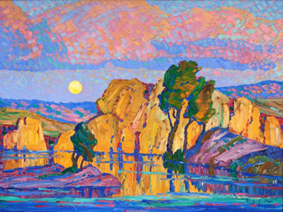 Late Moon Rising (Wild Horse Creek)