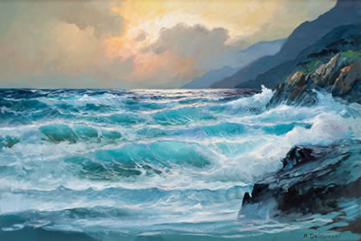 Sunset on the Pacific