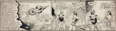 Buck Rogers in the 25th Century Daily Comic Strip Original Art (John F. Dille Co., 1935)