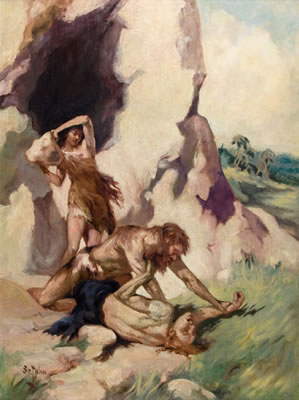 The Cave Girl, book cover, 1925