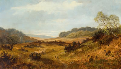 Cannock Chase Near Penkridge, circa 1880