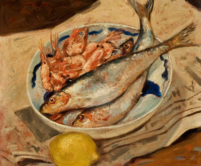 Still Life with Fish and Shrimp