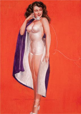 Pin-Up on a Phone Call