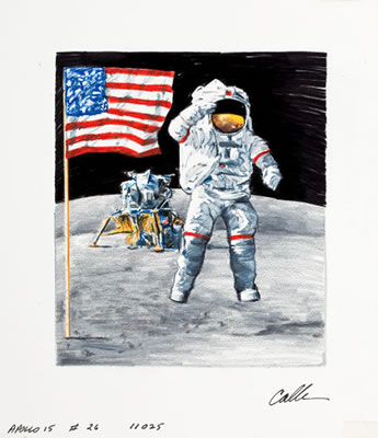 Apollo 15, 4th Lunar Landing, From Earth to Moon, United States First Day Cover Society